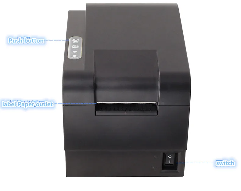 DARILO 1pcs brezžični 1D optičnega+ črtne kode tiskalniki za nalepke Termični oblačila tiskalnik etiket tiskanje Papir/etikete, tisk, podvoji