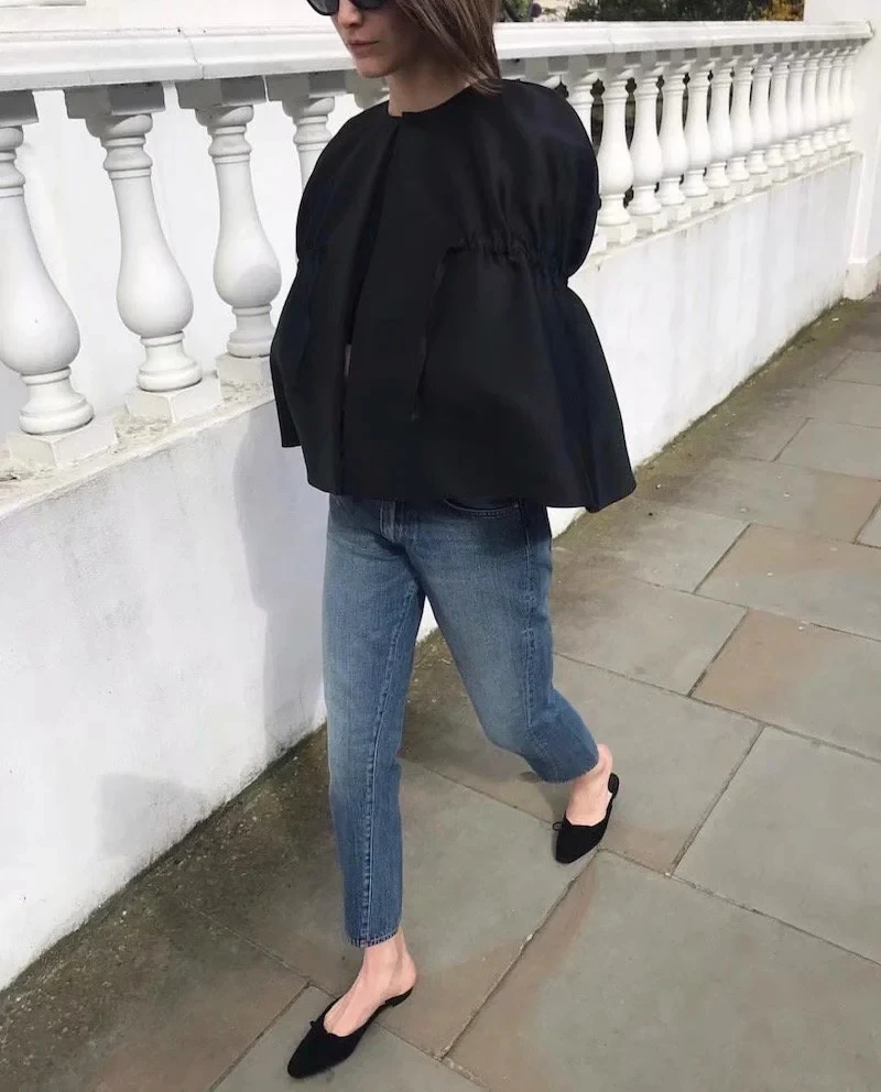 Dave&Di 2020 angliji modni bloger letnik preplete oprati naravnost mama jeans ženska visoko pasu fant jeans jeans za ženske