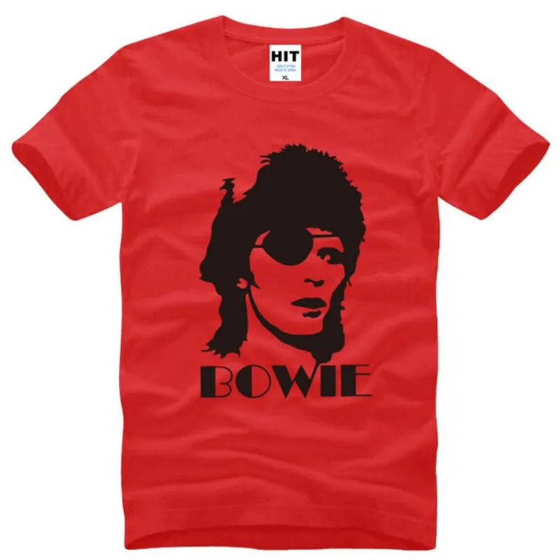David Bowie Ziggy Stardust Glam Rock Memorial moška T-Shirt Majica Za Moške Poletne Novo Bombaž Priložnostne Vrh Tee Camisetas Hombre