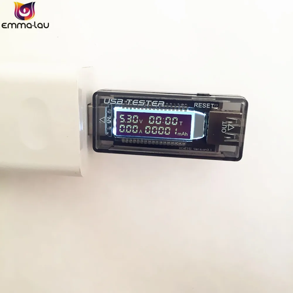 DC4-20V 0-3A USB Multimeter Polnilnik Detektor QC2.0 USB LCD Tester Voltmeter Trenutno Napetost Zmogljivost Čas Kazalnika Detektor