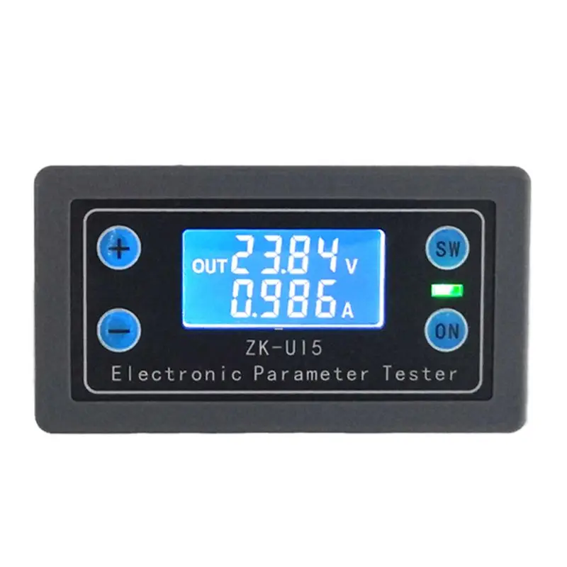 DC5-38V Večfunkcijsko Voltmeter Ampermeter Elektronski Vstavite Baterijo Monitor Tester 62KC