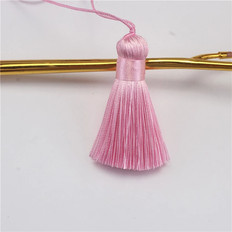 Debelo 12pcs/5 cm veliko kratek maščobe tassel svile bonitete šivanje bang tassel trim okrasni ključ rese za zavese dom dekoracija