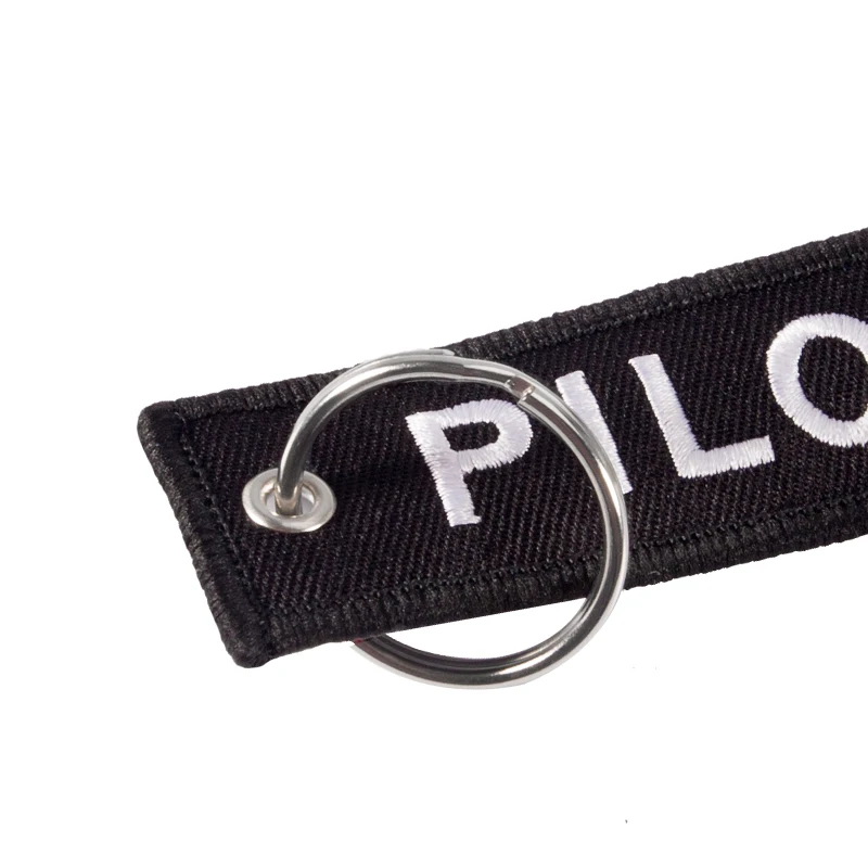 Debelo 3 KOS/VELIKO Keychains Nakit Vezenje Co-Pilot Ključnih Verige za Letalstvo Darila Prtljage Oznako Label Moda Keychains