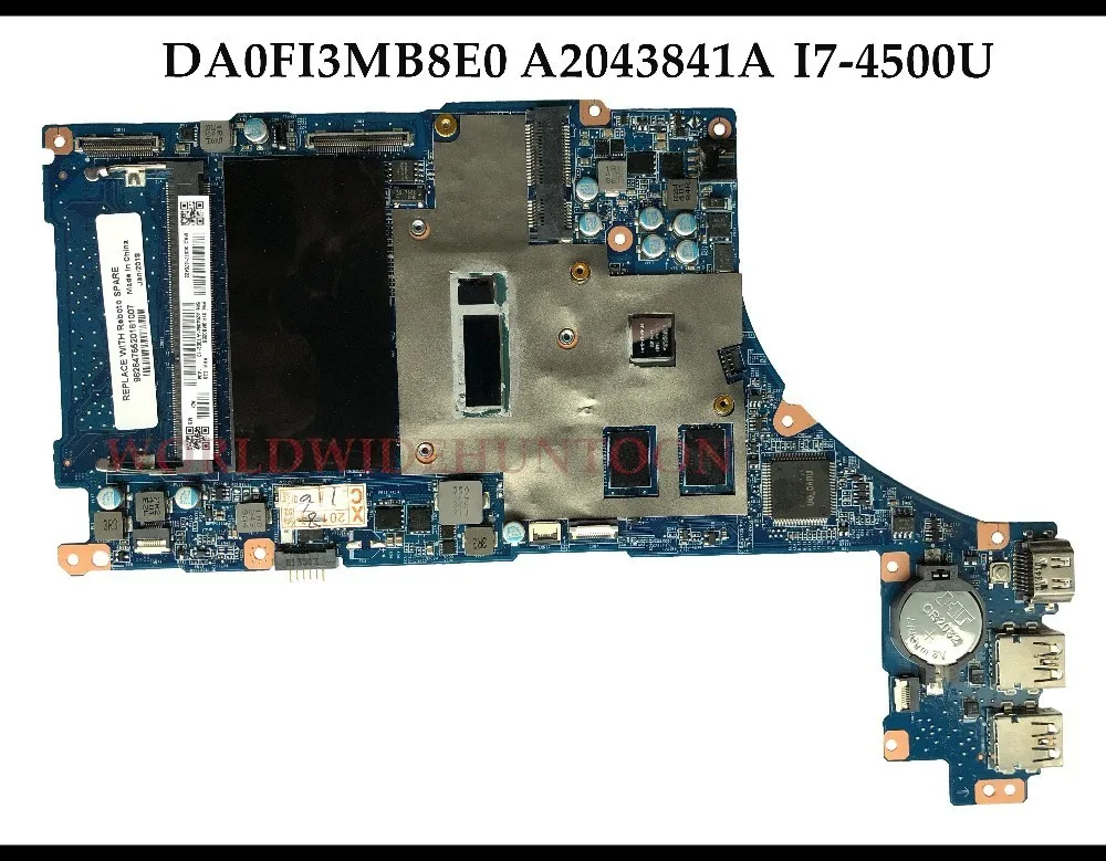 Debelo A2043841A za SONY SVF15N Prenosni računalnik z Matično ploščo DA0FI3MB8E0 I7-4500U DDR3L N14M-LP-S-A1 Popolnoma Preizkušen&Visoke kakovosti