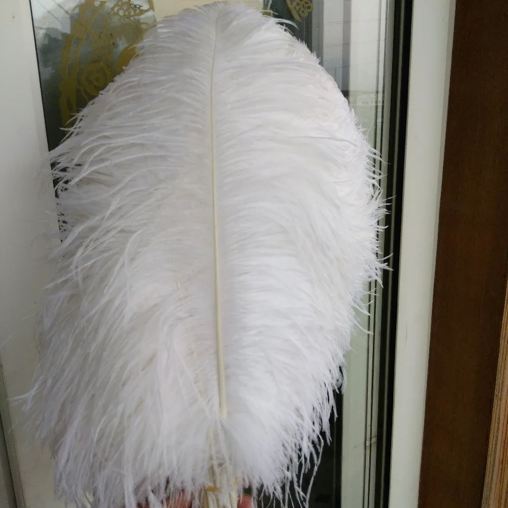 Debelo lepo belo nesreča perje 100 kosov 16-18 cm / 40-45 cm Poročno slavje dekoracijo