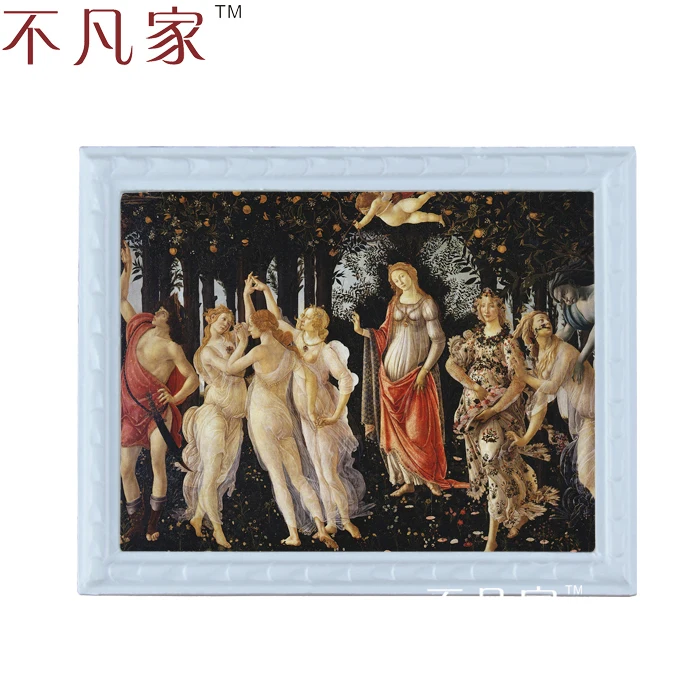 Debelo lutke 1:12 lestvici miniatue Klasične religije, 2 oljna slika, C-4