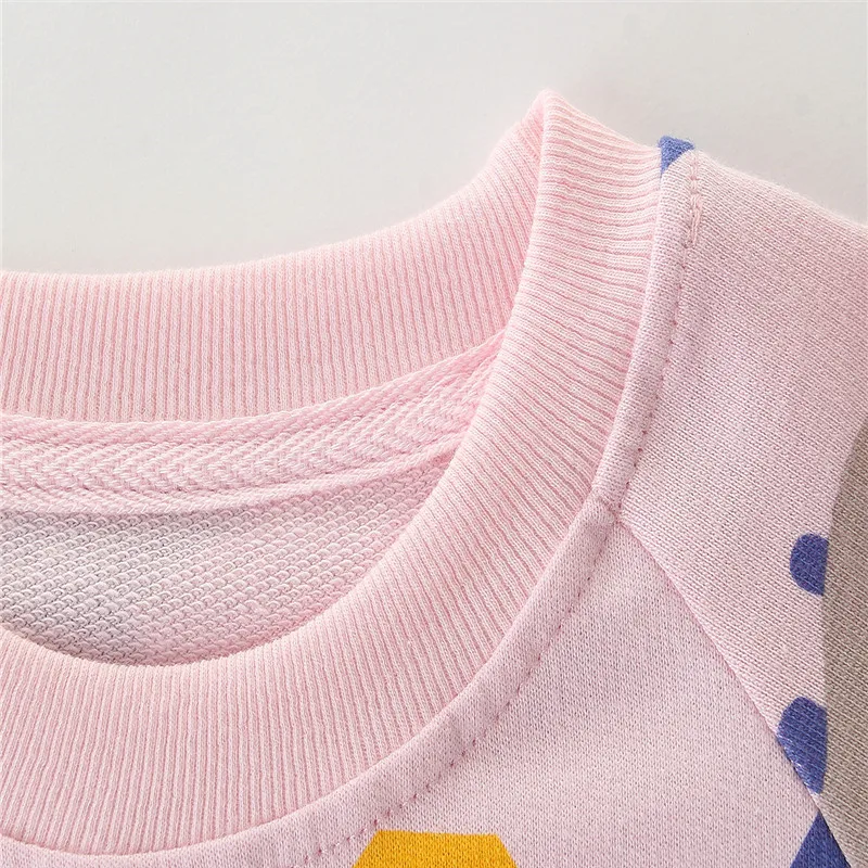 Dekle Sweatshirts Pomlad Srajce Dinozaver Otroška Dekliška majica s kratkimi rokavi za Malčke Dolg Rokav T-Majice, Oblačila, Otroški Cartoon Majica