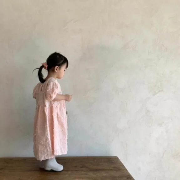 Dekleta Obleke 2020 Koreja Poletje Novo Dekle Bombaž In Lan Kratek Rokav Kul Prosti čas Srednje Dolžine Obleko