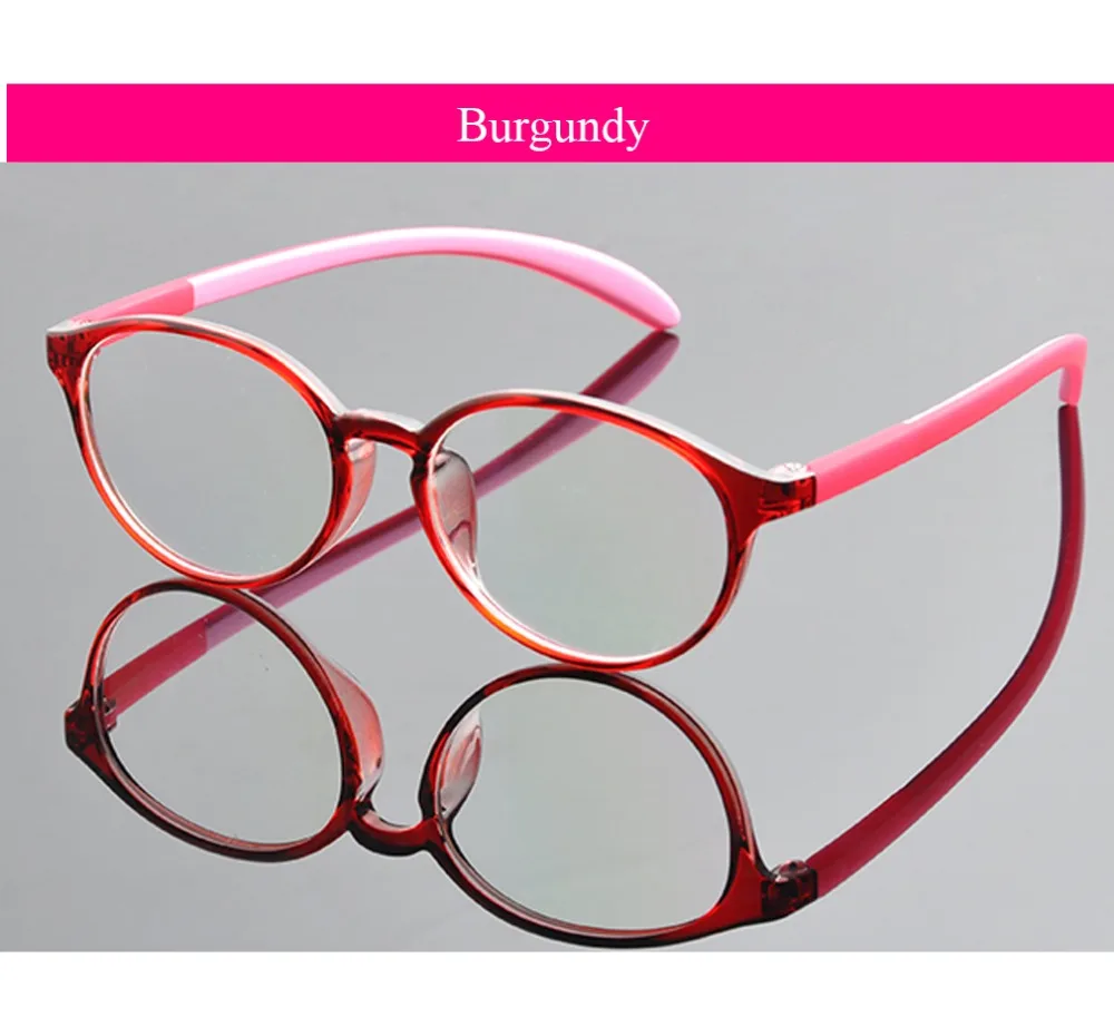 Dekleta Očala W/silicij Tempelj Krog Očal Okvir za Ženske 48 mm Gafas Chicas Očala Clear Leče Za teen dekleta EV1475