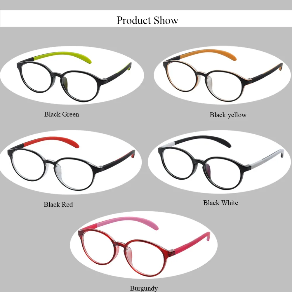 Dekleta Očala W/silicij Tempelj Krog Očal Okvir za Ženske 48 mm Gafas Chicas Očala Clear Leče Za teen dekleta EV1475
