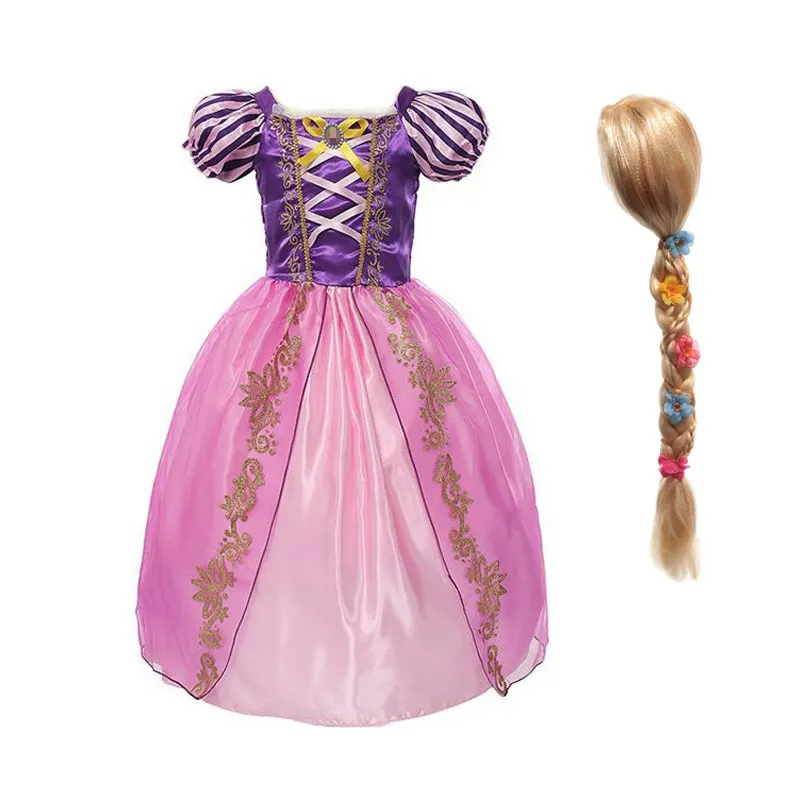 Dekleta Princesa zapleten Obleko Baby Poletje za Malčke Dekliška Halloween Novo Leto Pustni Kostum Otrok, ki se Je Zapletel Vlogo Igrajo Frocks