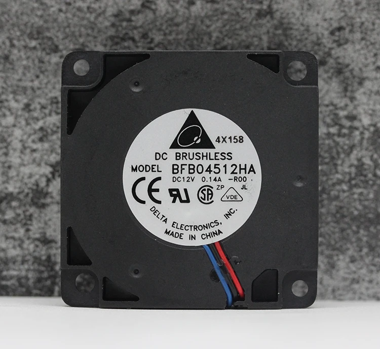 Delta BFB04512HA -IBA 4.5 CM 3D Tiskalnik Turbinski Ventilator Boben Veter Pralni 12V 0.14 hladilni ventilator hladilnika 45x45x10mm