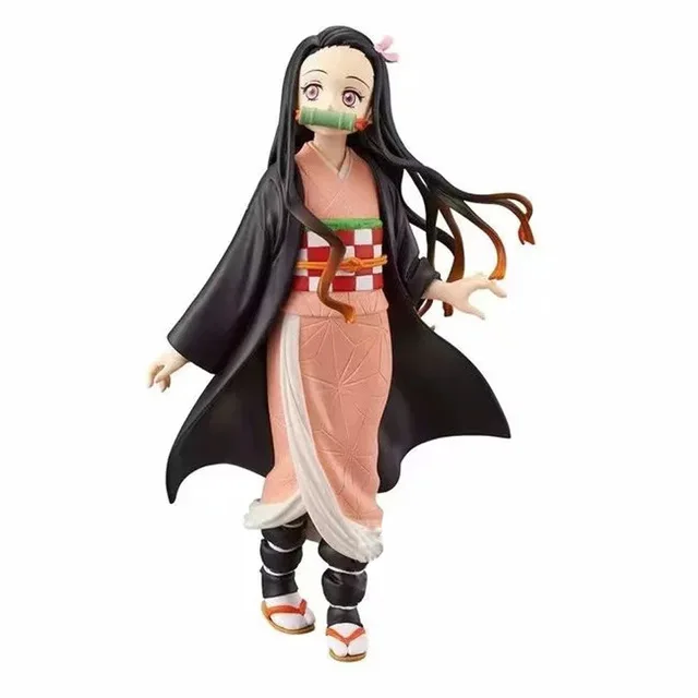 Demon Slayer Tanjirou Nezuko Zenitsu DXF PVC figuric Kimetsu ne Yaiba Figur Anime Model Igrače