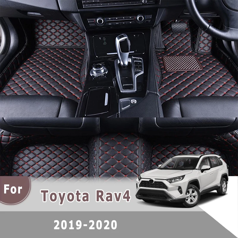 Desno Kolo Preproge Avto predpražnike Za Toyota Rav4 XA50 50 2019 2020 Auto Dodatki Notranjost Nepremočljiva Usnja Odeje