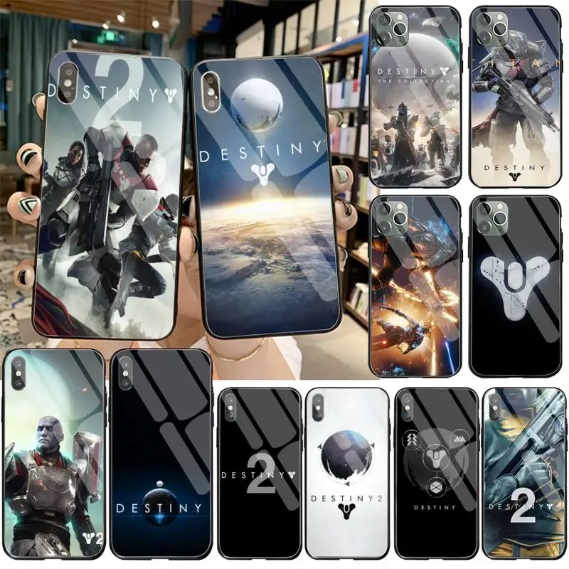 Destiny 2 igre DIY Luksuzni Telefon Primeru Kaljeno Steklo Za iPhone 11 XR Pro XS MAX 8 X 7 6S 6 Plus SE 2020 primeru