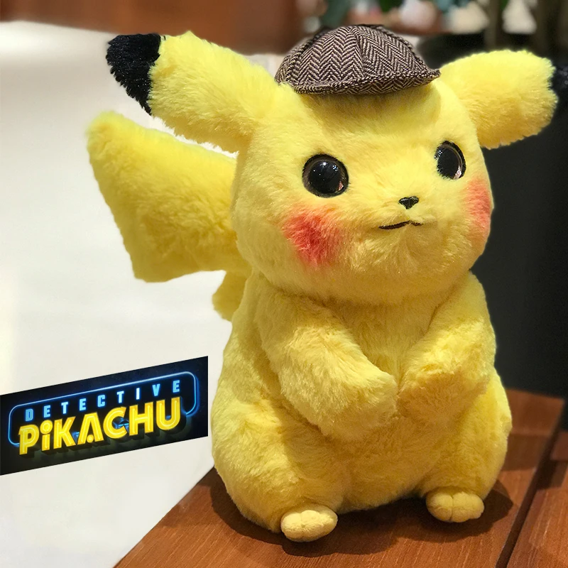 Detektiv Pokemons Pikachus Plišaste Igrače Psyduck Anime Film Star Plišastih Lutka Akcijska Figura, Zbirka Božična Darila Za Otrok