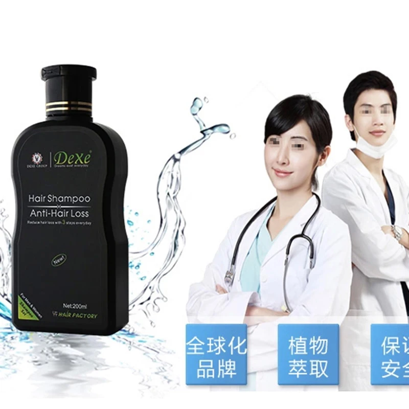 Dexe profesionalni Šampon za rast Dlak Anti hair Loss Kitajski Rast Las Izdelek Preprečevanje Las Zdravljenja za Moške & Ženske