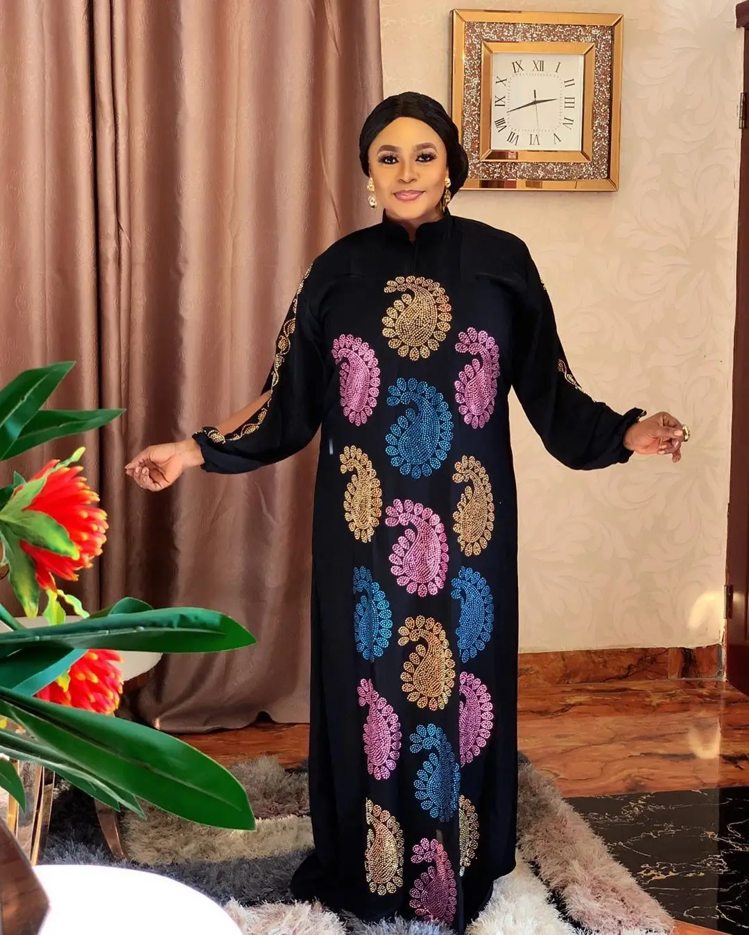 Diamanti Afriške Obleke Za Ženske Črna Afrika, Oblačila Muslimanskih Dolgo Obleko Visoka Kakovost Modnih Afriške Maxi Obleko Za Lady