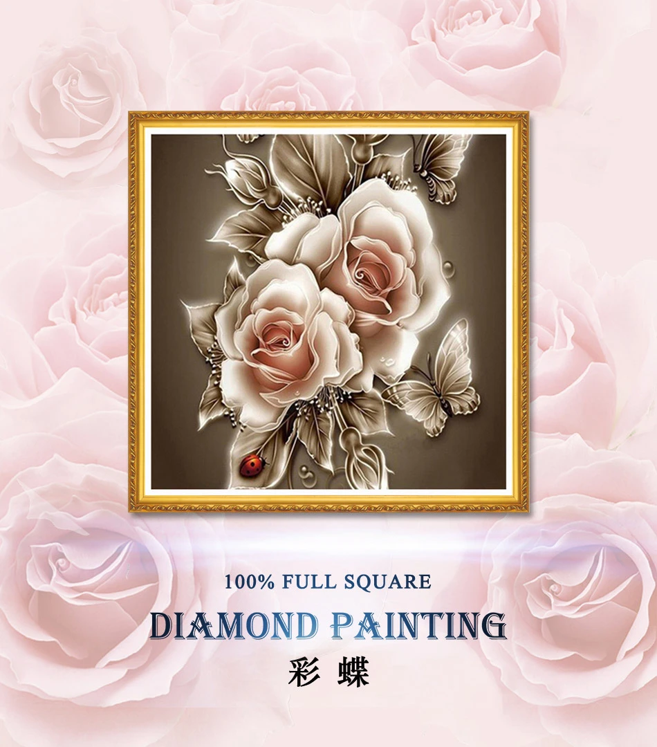 Diamond mozaik Diamond Slikarstvo Diamond vezenje 5d diy celoten kvadratni Vaza cvet novih turistov diamant slikarstvo