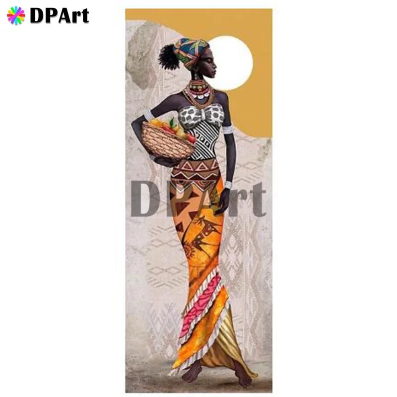 Diamond Slikarstvo 5D Celoten Kvadratni/Krog Vaja Afriška ženska Daimond Vezenje Slikarstvo Navzkrižno Šiv Mozaik kristalno Picure M820
