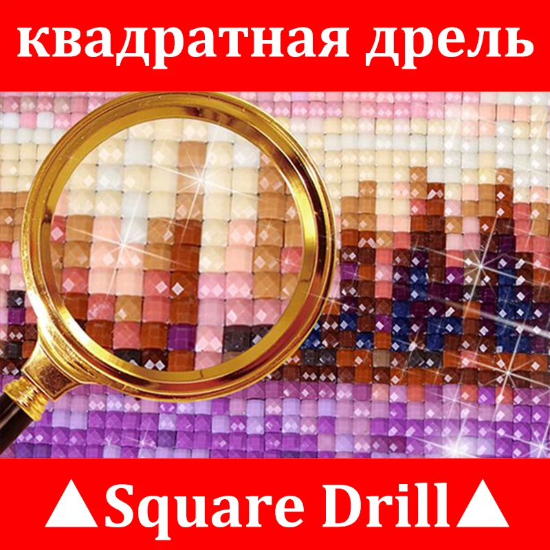 Diamond Vezenje 5D DIY Diamond Slikarstvo Slon &Pisane Barve Diamant Slikarstvo Navzkrižno Šiv Nosorogovo Mozaik XU