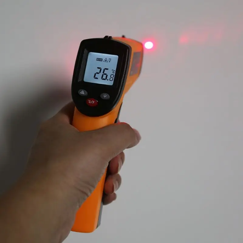 Digitalni GM320 Infrardeči Termometer brezkontaktno Pyrometer IR Temperaturni Merilnik X7YD