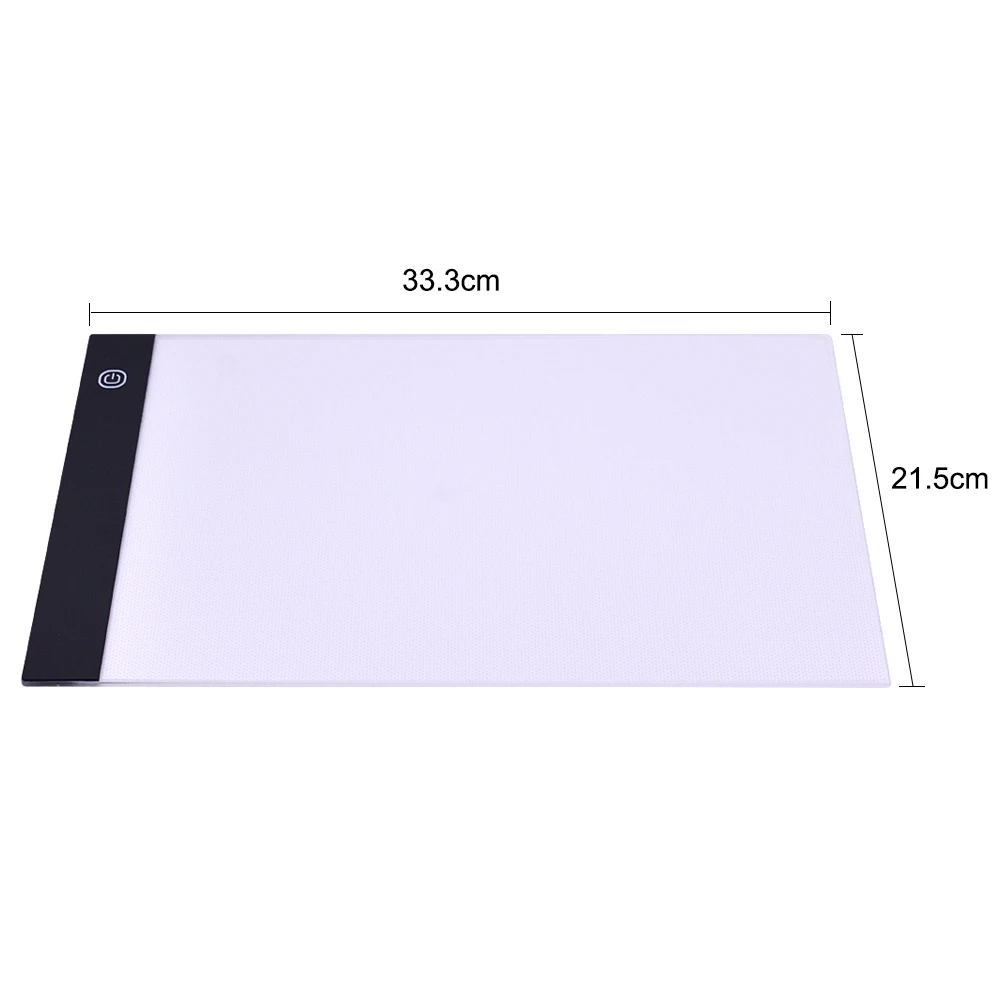 Digitalni Grafični Tablet A4, LED Umetnik Tanke Umetnost Šablona Risalno Desko Svetlobe Polje Iskanje Pisni obliki Prenosne Elektronske Pad Tablet