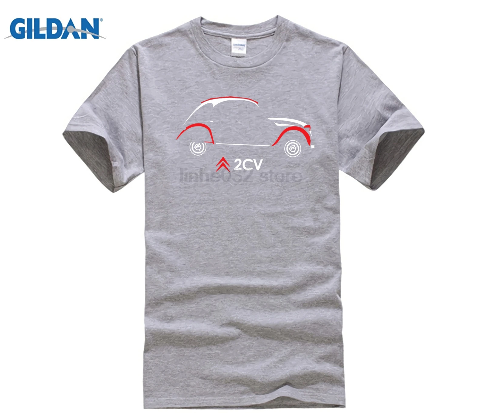 DILDAN 2019 Majica s kratkimi rokavi Moški Zanimivo Klasično 2CV francoski Retro Avto Moških Smešno Bombaž Majica