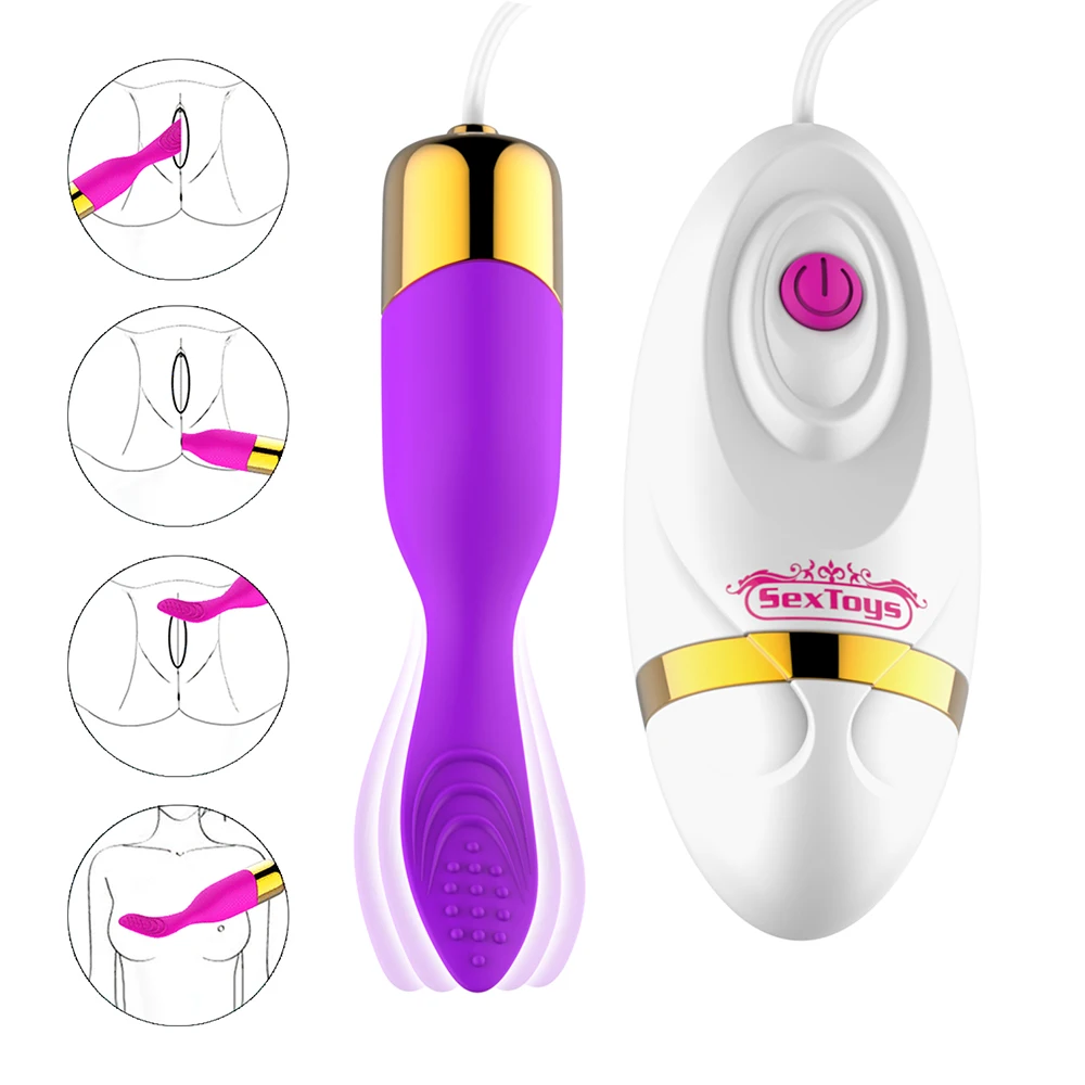 Dildo Bullet Vibrator Vaginalne Tesen Vaja Skok Jajca Klitoris Analni Stimulator 10 Hitrost Ženska Masturbacija Sex Igrače Za Ženske