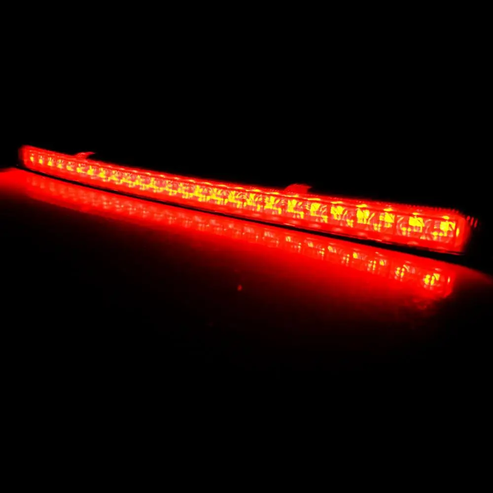 Dimljeni objektiv Rdeča LED Zadnje 3. Tretja Zavorna Luč za VW Scirocco 2009-2016 za Golf Mk5 GTI R32 2005-09 za VW Polo Mk4 2003-2008