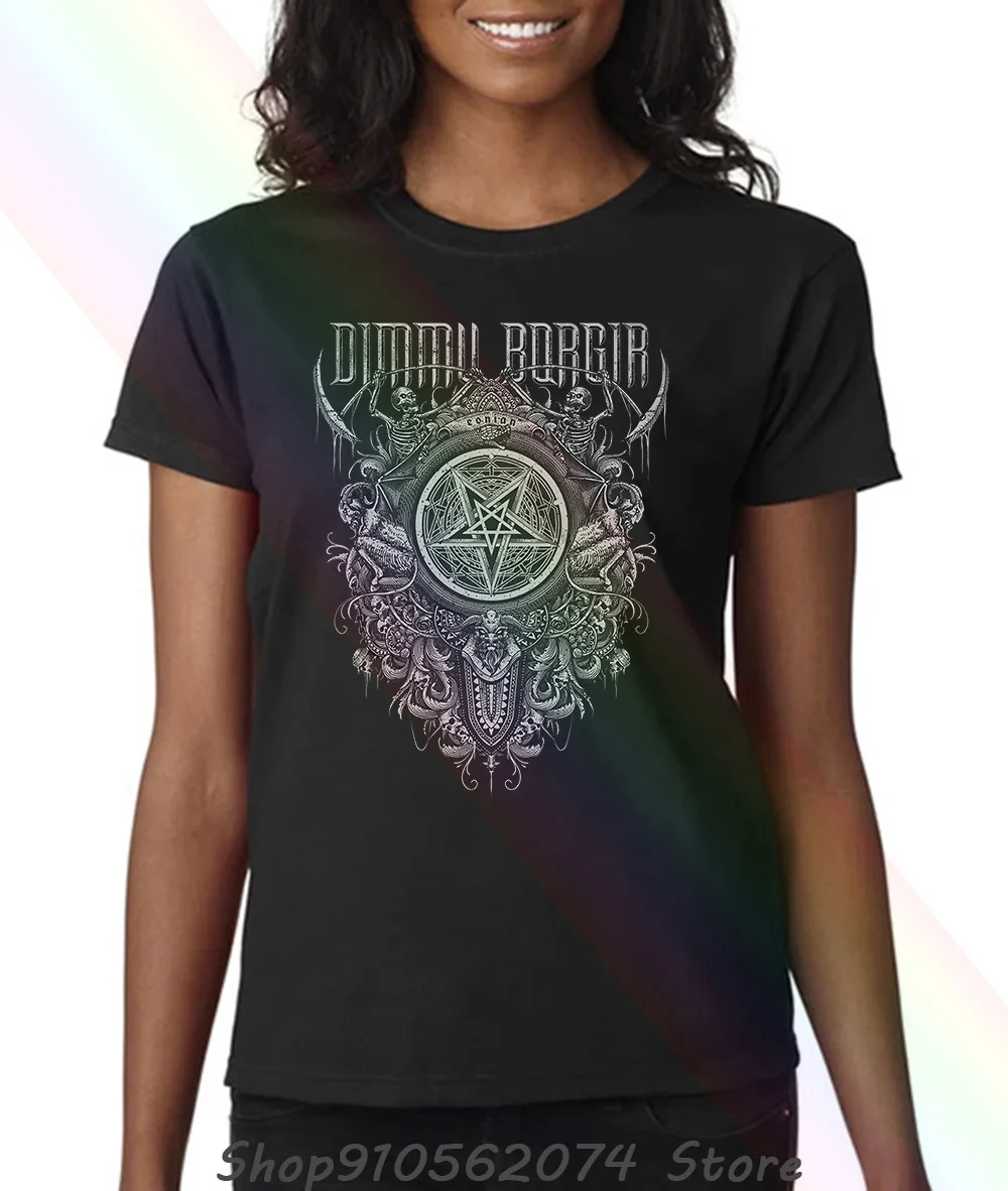 Dimmu Borgir Eonian Pentagram M L Black Metal Ženske T-shirt Glavo Wom