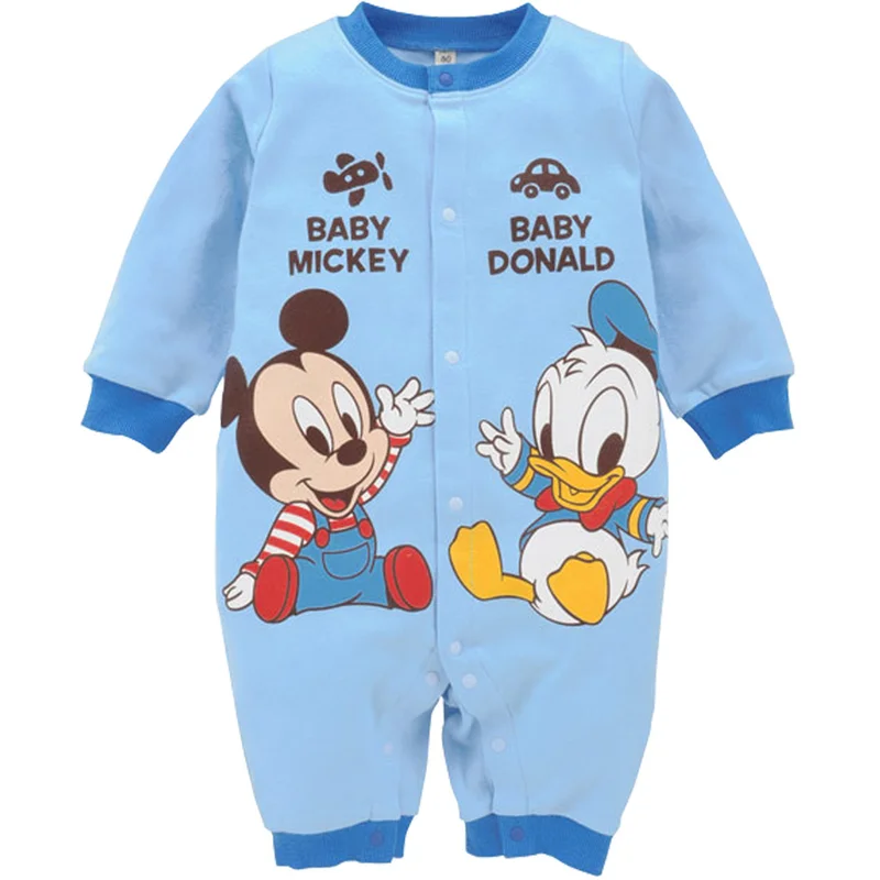 Disney Baby Igralne Obleke Mickey Baby Boy Oblačila Minnie Dojencek Dekliška Oblačila Mickey Otroci Obleke Roupas Bebes Novo Rojenega Dojenčka Jumpsuit