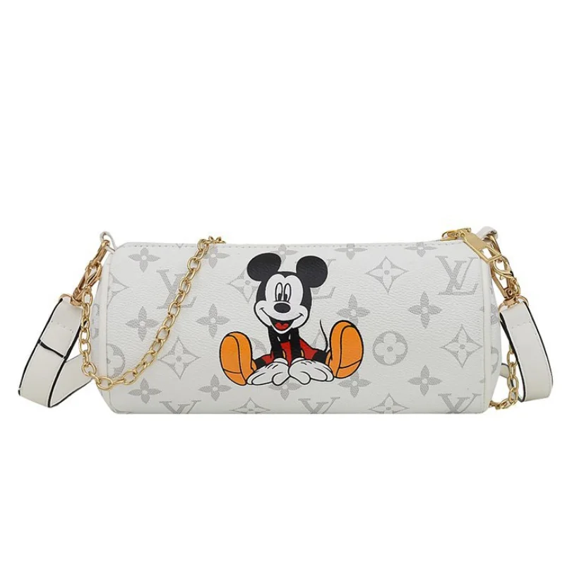 Disney Mickey mouse 2021 jeseni ramenski messenger bag ženski modni verigi majhne okrogle vrečke kovanec lady minnie Mobilni telefon vrečko