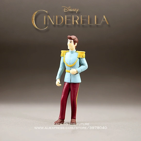 Disney Pepeljuga Zgodba Princa Risanka 11 cm mini lutka Dejanje Slika Anime Mini Zbirka Figur Toy model za darilo otrok