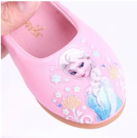 Disney Princesa Dekleta Čevlji Za Otroke Moda Elsa Ana Otroci Čevlji Ledu Snow Queen Priložnostne Otrok Čevelj Dekle Superge bela ravno