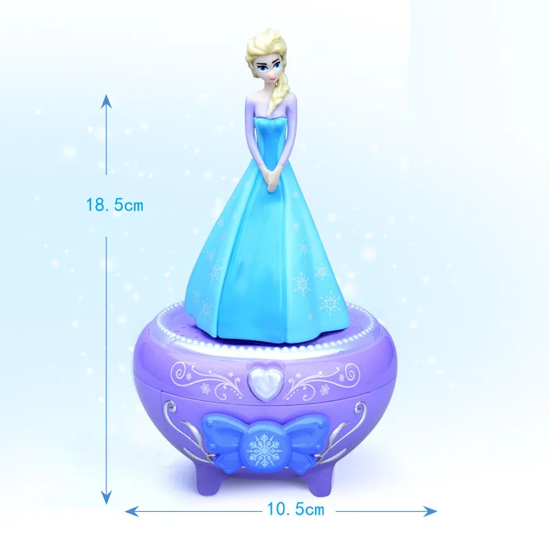 Disney Princesa Igrače Pvc Figuric Elsa Glasbeni Moda Lutka Božično Darilo Igrače Za Dekle Otrok