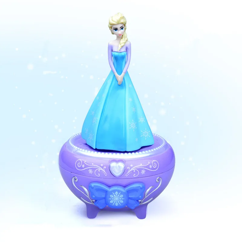 Disney Princesa Igrače Pvc Figuric Elsa Glasbeni Moda Lutka Božično Darilo Igrače Za Dekle Otrok