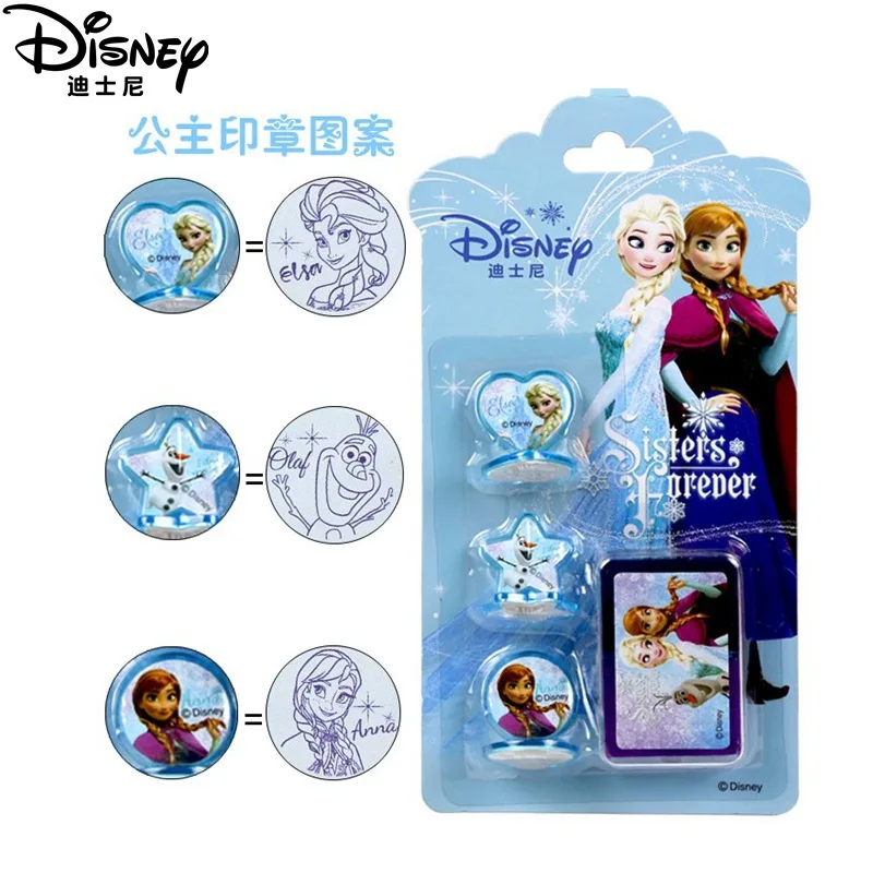 Disney Zamrznjene Princesa Sofija Risanka Ožigosan otroška Igrača Pečat Orodja za Risanje ustvarjalce Otroci Igrače Darilo