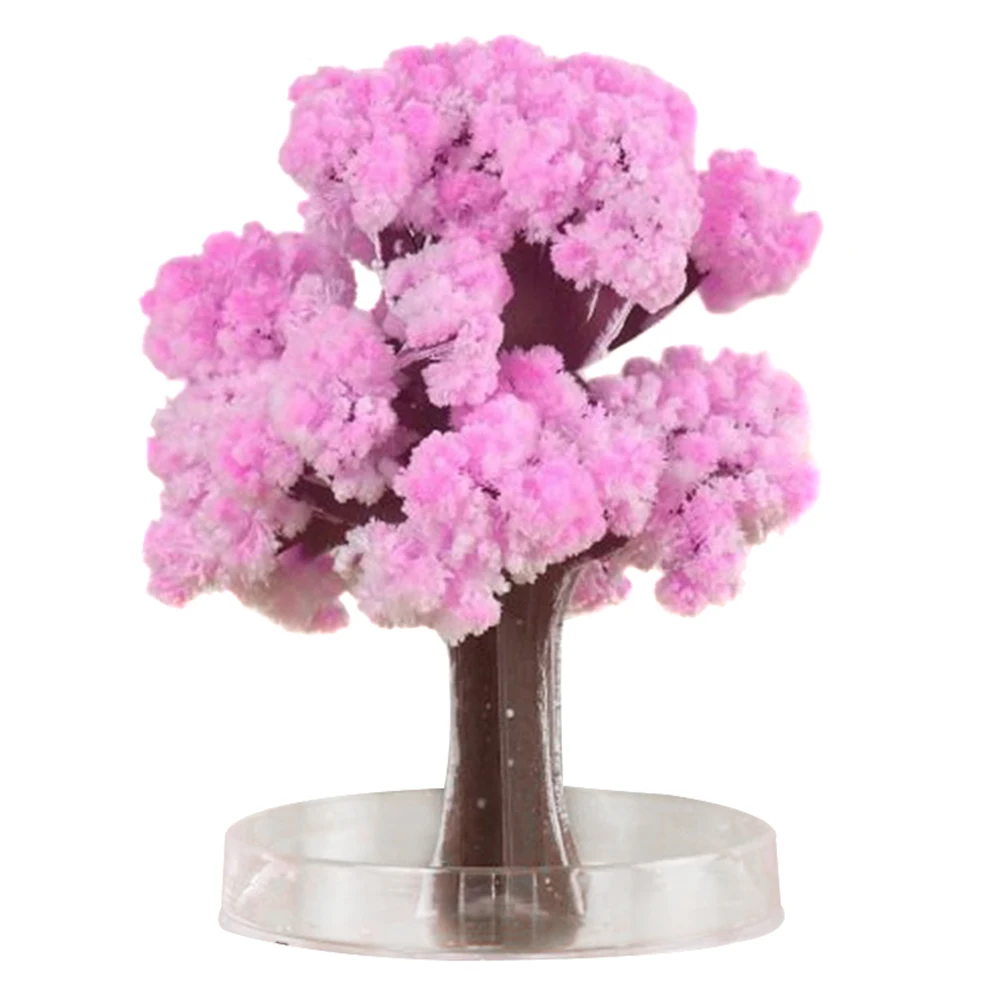 DIY Božično Drevo Čarobno Rastoče Drevo Papirja Sakura Kristalno Dreves Namizje Češnjev Cvet Igrače Praznično Stranka Dobave