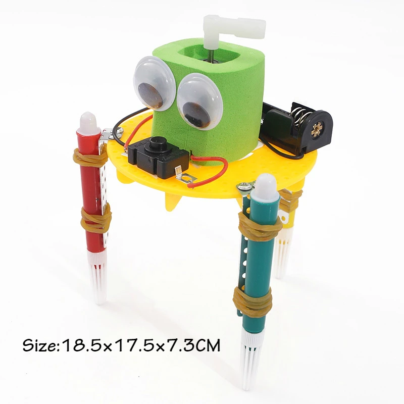 DIY Električni Grafiti Robot Otroci Znanstveno Odkritje Igrače Za Otroke Fizika Preizkus Projekt Izobraževalne Igrače Za Otroke Darilo