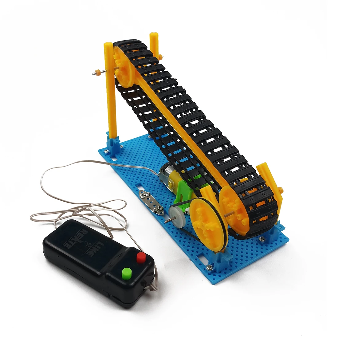 DIY Električni Transportni Model za Pare Igrača Znanosti Fizika Tehnologije Igrače Tekočem Traku Izobraževalne Igrače