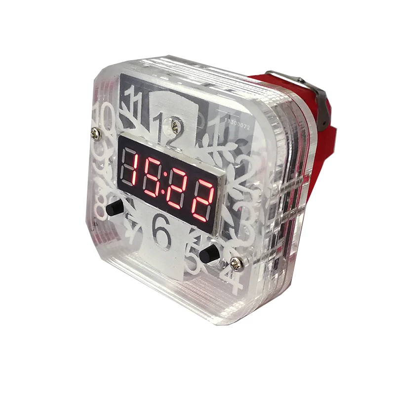 DIY Kompleti Ustvarjalne Elektronskega DIY Ura Kit 51 Single Chip Mikroračunalniška LED Digitalni Cev Watch Praksi Usposabljanja Proizvodnje