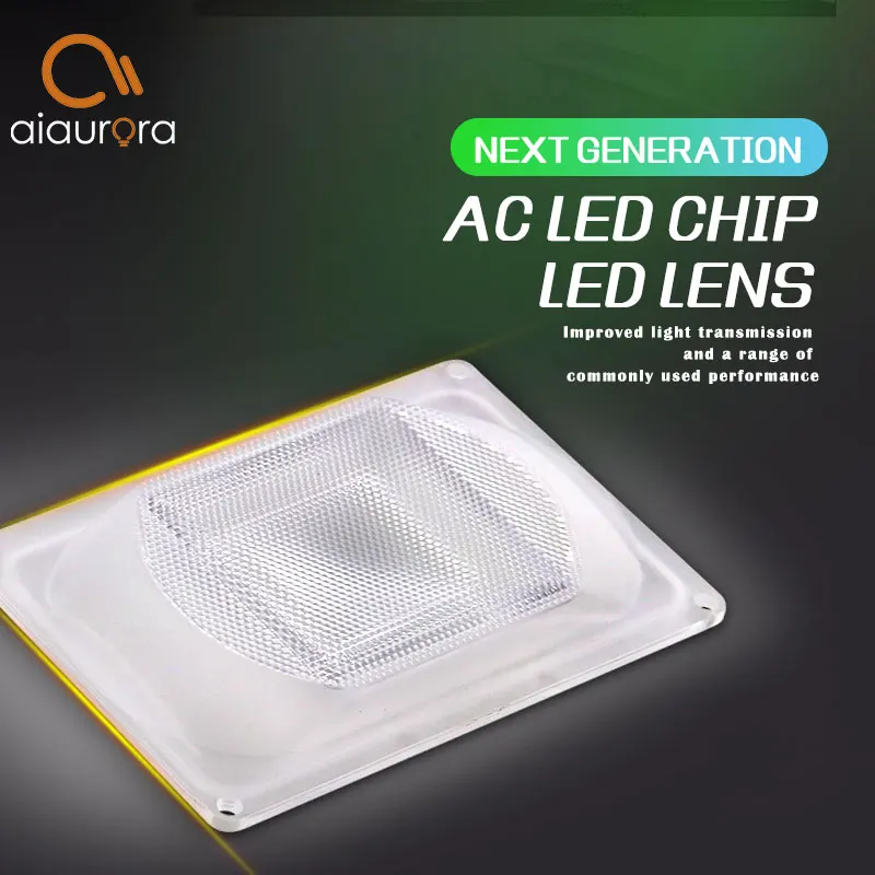 DIY LED Objektiv Za AC LED COB DOB Svetilke Vključujejo: PC objektiv+Reflektor+Silikonsko Tesnilo Lučka za Kritje odtenkov Za LED Grow Light/Žaromet