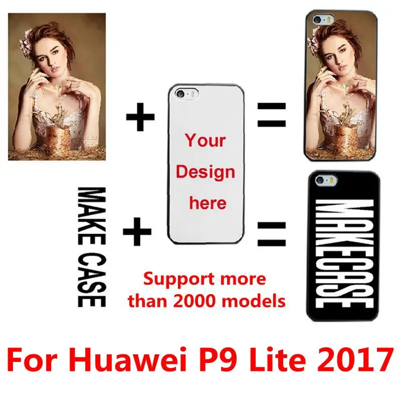 DIY Prilagojene po meri foto ime Prilagodite tiskanje vaš design sliko kritje velja za Huawei P9 Lite 2017