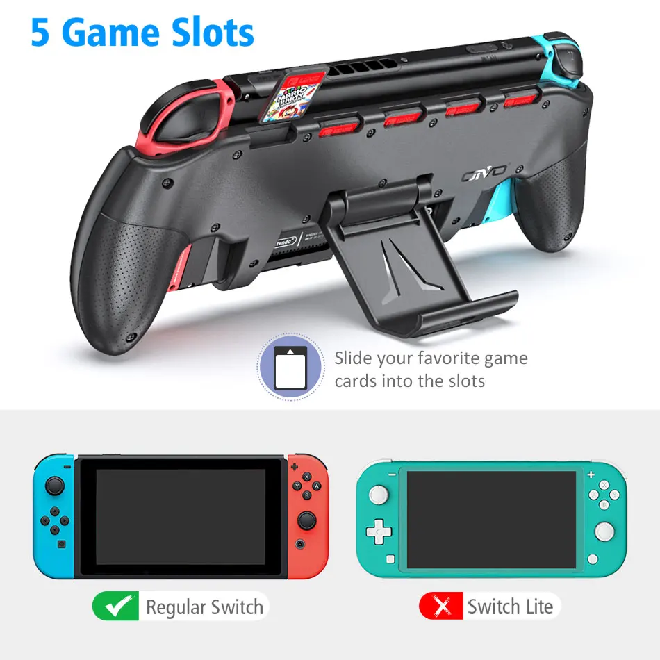 DOBE Grip Ročaj Primeru Kit Za Nintendo Stikalo Konzole 4 v 1 ročaje Igra Ergonomska Zaščitna Primeru JoyCon Joypad Dodatki