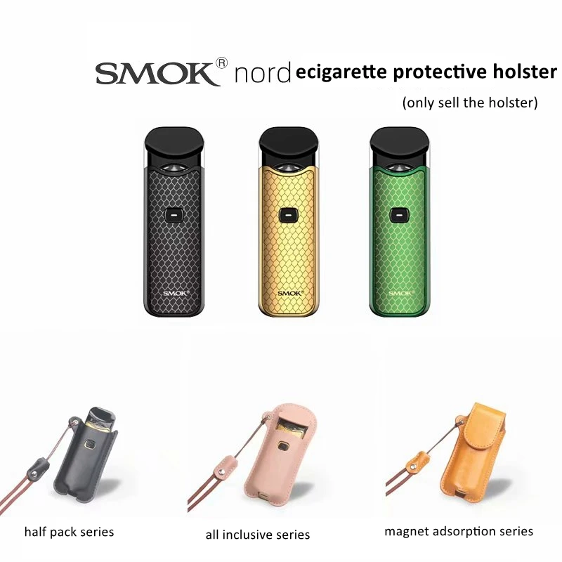 Dobre Kakovosti Cigaret Zaščitni Pokrov za smok nord Cigaret Pribor PU Usnja Kritje S Polnjenjem vrata in Vrvica za opaljivanje tega