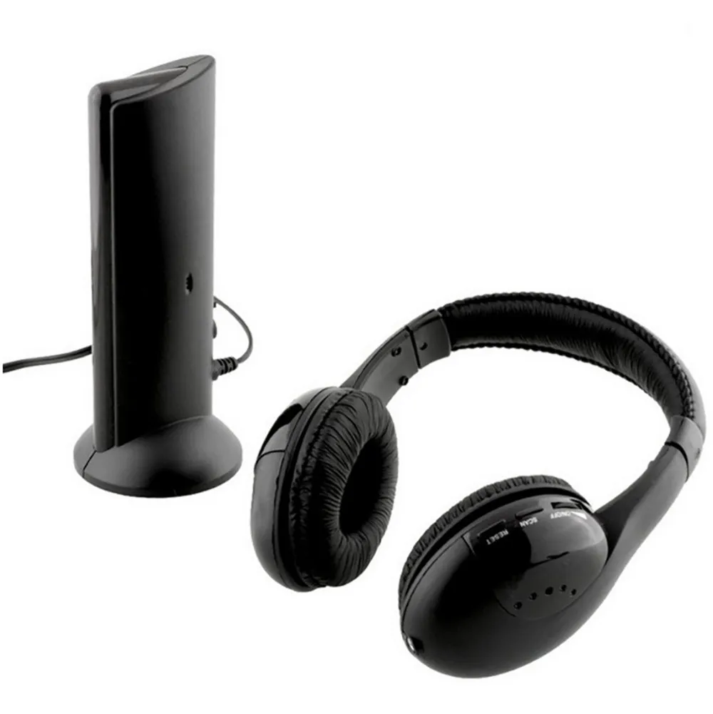 Dobro Brezžične Slušalke za Prenosni RAČUNALNIK lahko uporabljate Mikrofon s PC TV oddajnik, FM Radio, MP3, 5in1 HiFi Stereo Bas Slušalke