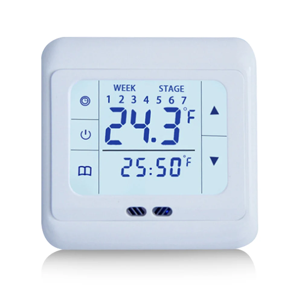 Doma Thermoregulator Zaslona Na Dotik Gretje Termostat Za Toplo Tla, Električni Ogrevalni Sistem Temperaturni Regulator