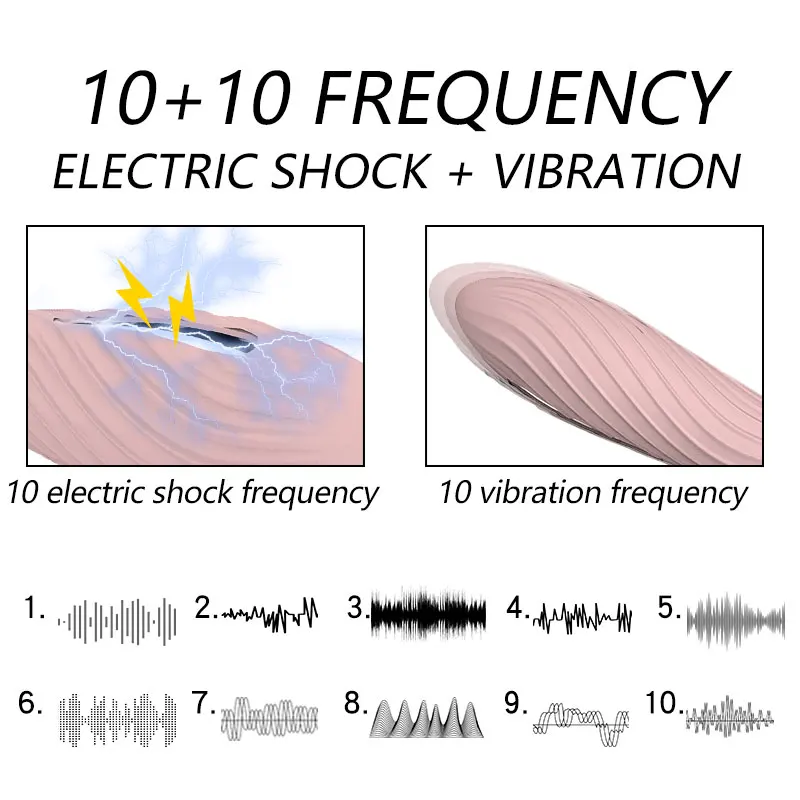 DOPAMONKEY Impulz Vibrator 10 Hitrosti Električni šok za Ženske, Čarobno Palico, Sex Igrače za Žensko Masaža Spodbudi Ženski Spol Izdelki