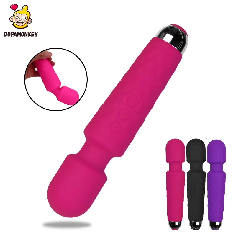 DopaMonkey Izboljšana različica AV Čarobno Palico Vibrator Massager Stick USB polnilne klitoris Vibratorji Sex Igrače za Ženske vodoodbojne